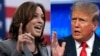 Capres Partai Demokrat Kamala Harris dan Capres Partai Republik Donald Trump. 