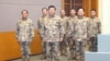 FILE - In this photo released by Xinhua News Agency, Chinese President Xi Jinping, front center, inspects the Central Military Commission joint operations command center on Nov. 8, 2022. 