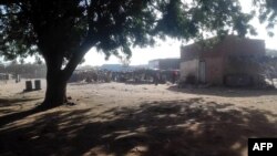 Are tempat terjadinya bentrokan antara kelompok nomaden Arab dengan anggota etnis Massalit di Al Geneina, ibu kota Darfur Barat. (Foto: AFP)
