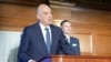 Министерот за одбрана на Грција зборува на конференцијата Делфи во Вашингтон, 11 февруари 2025 година (Аматерска фотографија) 