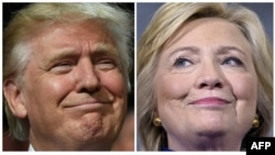 Trump na jam'iyyar Republican da Clinton ta jam'iyyar Democrat