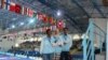 Munirah Warsame, left, is seen in an undated photo at a teakwondo competition. (Courtesy - Somalia Teakwondo Team)