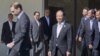President Barack Obama, center, walks out with leaders of ASEAN, the 10-nation Association of Southeast Asian Nations, for the official group photo, Tuesday, Feb. 16, 2016, at the Annenberg Retreat at Sunnylands in Rancho Mirage, Calif. President Obama and leaders of Southeast Asia nations are wrapping up a two-day summit conceived to show U.S. seriousness about staying engaged and keeping a high profile in a region where a rising China has rattled American allies. (AP Photo/Pablo Martinez Monsivais)