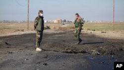 Tentara Kurdi di Mosul, Irak (foto: dok).