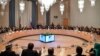 Participants attend the opening of two-day talks between Taliban and Afghan opposition representatives, at the President Hotel in Moscow, Russia, Feb. 5, 2019.