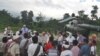 ပဋိပက္ခဖြစ်နေတဲ့ ရခိုင်ပြည်နယ်မြောက်ပိုင်းကို နိုင်ငံတကာ သံတမန်အဖွဲ့ အောက်တိုဘာ (၂)ရက်နေ့က သွားရောက်လေ့လာစဉ်။