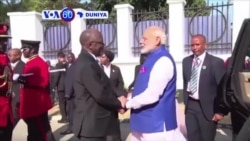 VOA60 DUNIYA: INDIA/TANZANIA Firai Ministan India Narendra Modi Ya Kai Ziyara Tanzania