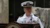 FILE - Lieutenant Commander Edward Lin, at a 2008 naturalization ceremony in Hawaii. 