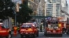 Pedestrians Scatter as Fire Causes New York Construction Crane's Arm to Collapse