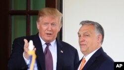Tramp i Orban u Beloj kući, maj 2019.