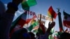 ایران میں پھانسیوں کے خلاف 2022 میں برلن میں ایک مظاہرے کی تصویر ، فوٹو اے ایف پی 