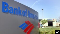 Cabang Bank of America di Charlotte, N.C. (Foto: dok.)