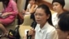 李净瑜2017年5月23日记者会现场（美国之音申华拍摄）