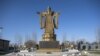 Confucius statue in the seaside resort in Beidaihe, Hebei province.
