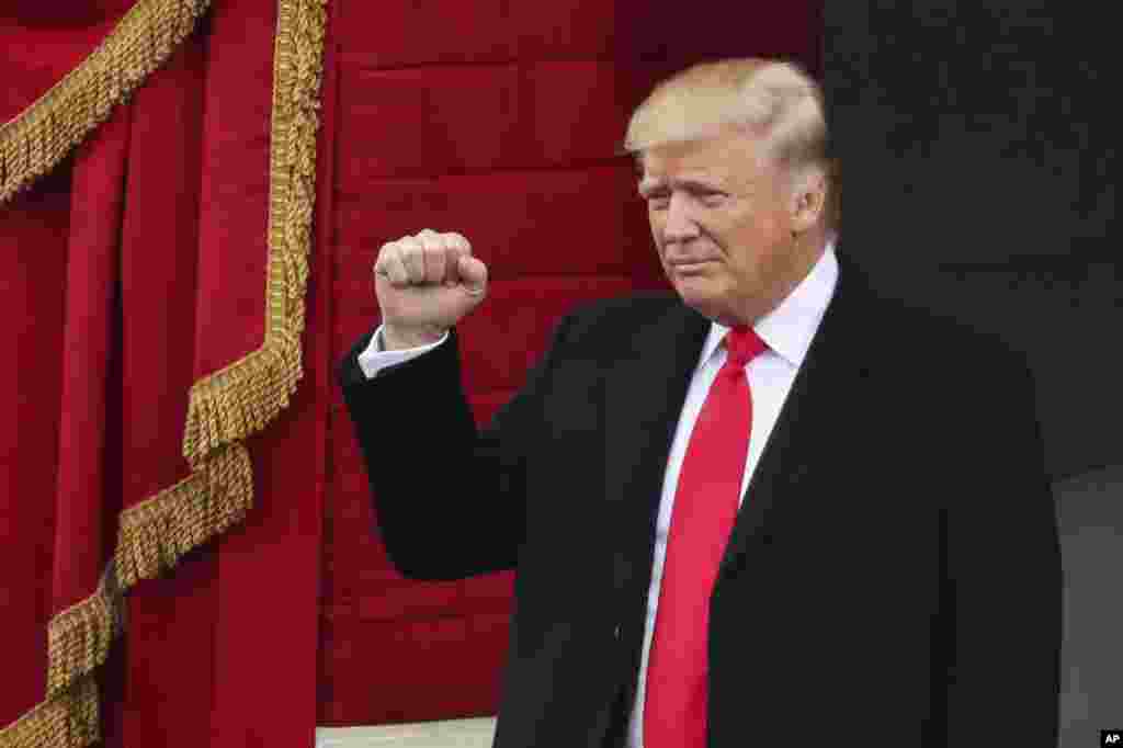 Bikin rantsar da sabon zababben shugaban Amurka Donald J. Trump, a farfajiyar Majalisa kasar dake birnin Washington DC, Janairu 20, 2017 &nbsp;