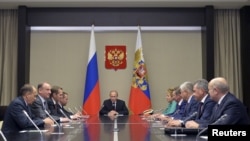 Владимр Путин на заседании Совета Безопасности России. Москвоская область. 29 сентября 2015 г.