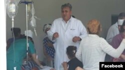 İmişlidə zəhərlənmə (Foto Oqtay Gülalıyevin facebook səhifəsindəndir)