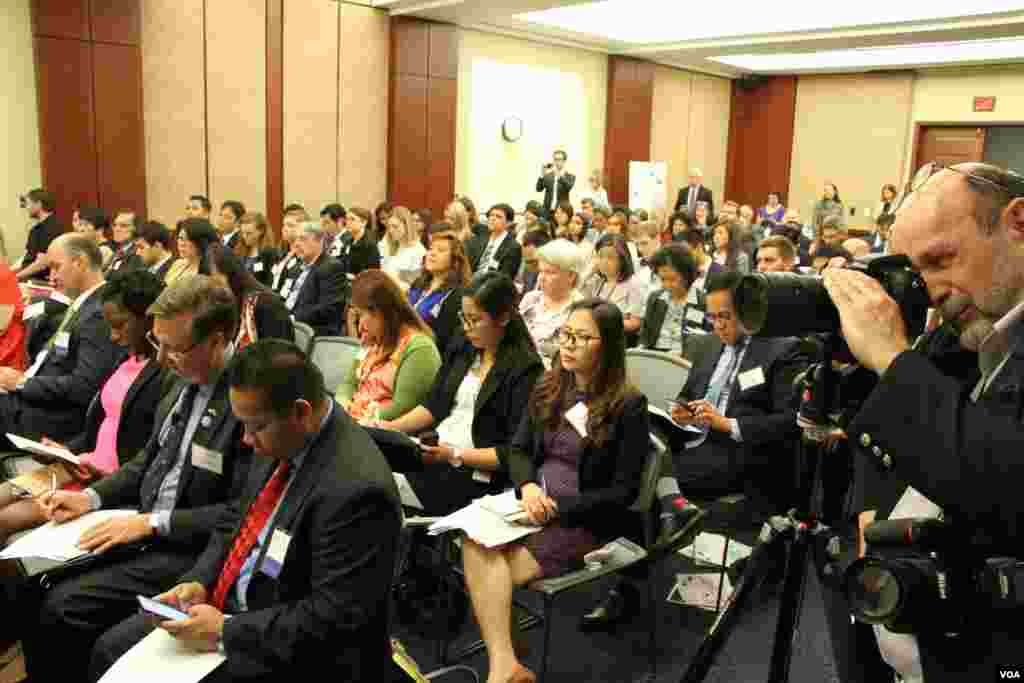 Overview during 40th Anniversary Cebration of the US-ASEAN Partnership at Capitol Visitor Center on Tuesday May 16, 2017. (Seourn Vathana/VOA Khmer)&nbsp;