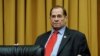 FILE - Judiciary Committee Chairman Jerrold Nadler, D-N.Y. (L), and Rep. Doug Collins, R-Georgia, the top Republican, confer during testimony by Acting Attorney General Matthew Whitaker on Capitol Hill, Feb. 8, 2019 in Washington. 