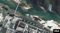 Fasilitas nuklir Korea Utara di Yongbyon, sebelah utara Pyongyang (foto satelit/dokumentasi).