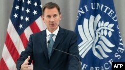 Sakataren Harkokin Wajen Birtaniya Jeremy Hunt wanda ya kira kasashen yammacin turai su hada kai domin yakar muggan dabi'un Rasha