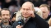 ARCHIVES - Le président Vladimir Poutine, au stade Luzhniki, Moscou, le 3 mars 2018.