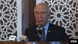 مشیر خارجہ سرتاج عزیز