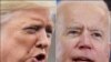 Presiden AS Donald Trump dan penantangnya, mantan Wapres Joe Biden