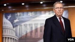 Pemimpin mayoritas Senat, Mitch McConnell, tokoh partai Republik dari negara bagian Kentucky.