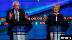 .Sanders da Clinton 'yan Democrats dake neman shugabancin Amurka
