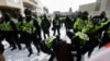 Canadian Police Arrest COVID-19 Mandate Protesters 