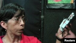 FILE - Regina Martinez is seen in this undated picture released to Reuters, April 29, 2012. 
