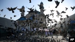 Afg'onistonda marhum Farhundaning taqdiri haqida bong urayotgan ayollar namoyishi