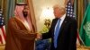 Gjatë vizitës në vitin 2017, Presidenti Trump takohet me Princin bin Salman
