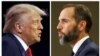 Tsohon hoto: Donald Trump, hagu, da mai shigar da kara Jack Smith, dama