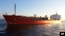 Kapal tanker Central Park. (Foto: Zodiac Maritime via AP)