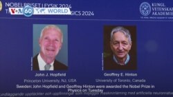 VOA60 World - Pioneers in artificial intelligence win the Nobel Prize in physics 