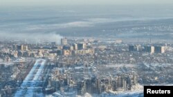 Бахмут: вид с воздуха. Январь 2024 г. (архивное фото) 