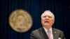 FILE - Georgia Governor Nathan Deal during a press conference in Atlanta to announce he has vetoed legislation allowing clergy to refuse performing gay marriage and protecting people who refuse to attend the ceremonies, March 28, 2016.