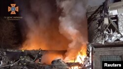 Athari za mashambulizi ya droni za Russia katika mkoa wa Zaporizhhzia.
