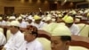 Lower House lawmakers attend a regular session of parliament in Naypyitaw, Burma, April 23, 2012.
