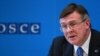Леонід Кожара, чинний голова ОБСЄ під час прес-конференції у Відні. Фото з сайту www.osce.org